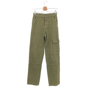 Reformation Bailey High Rise Utility Pant Army Green‎ Women's Jeans Size 23
